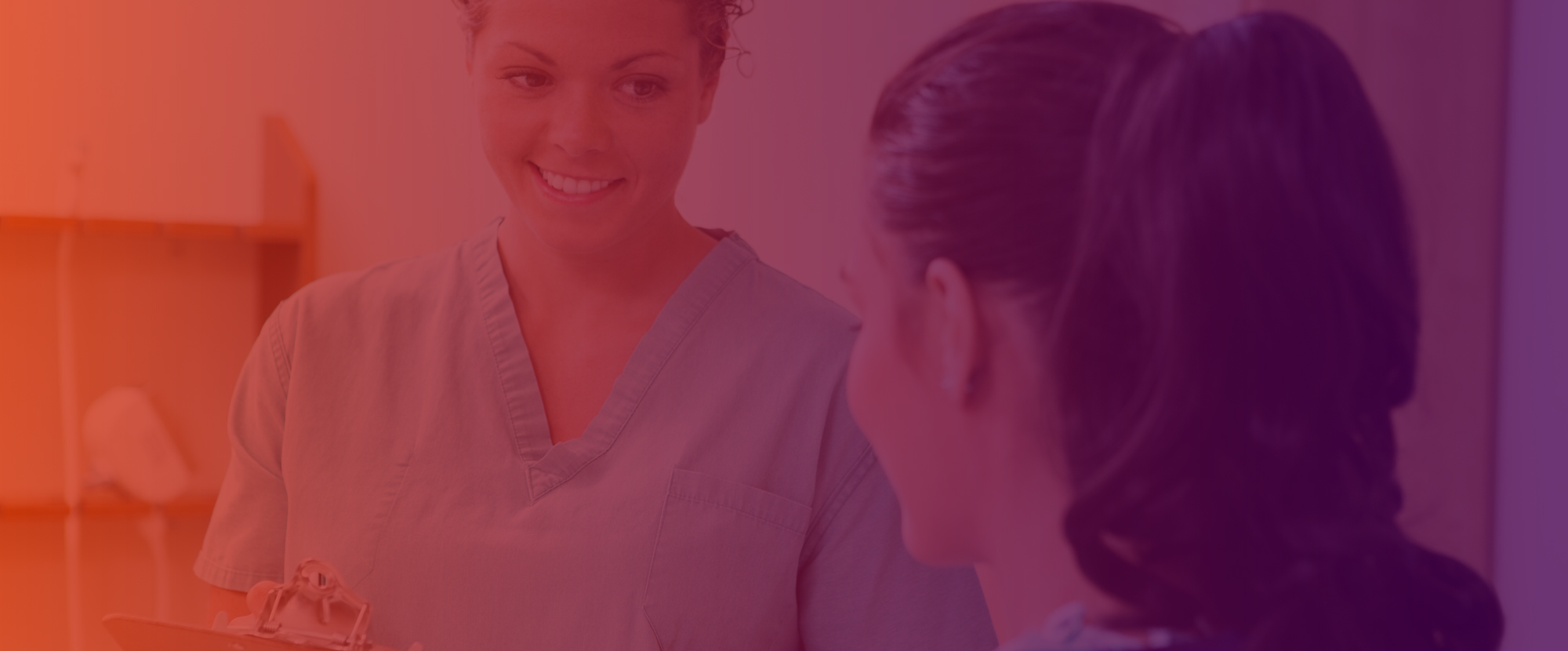 Healthcare staff working together